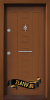 Блиндирана входна врата T 712 , Цвят Шведски дъб, дръжка тип пура
