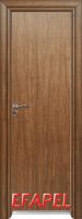 Алуминиева врата за баня - Efapel цвят Императорска акация