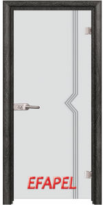 Стъклена интериорна врата Sand G 13 3 Сив Ясен