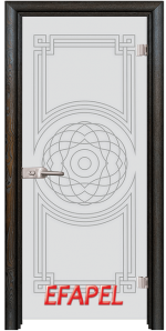 Стъклена интериорна врата Sand G 14 8 R