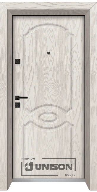 Входна врата Unison Optima 4506p, Бяла Мура