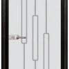 Стъклена Врата Efapel Sand G 14-11 Черна Мура