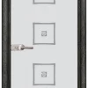 Стъклена Врата Efapel Sand G 14-3 Сив Ясен